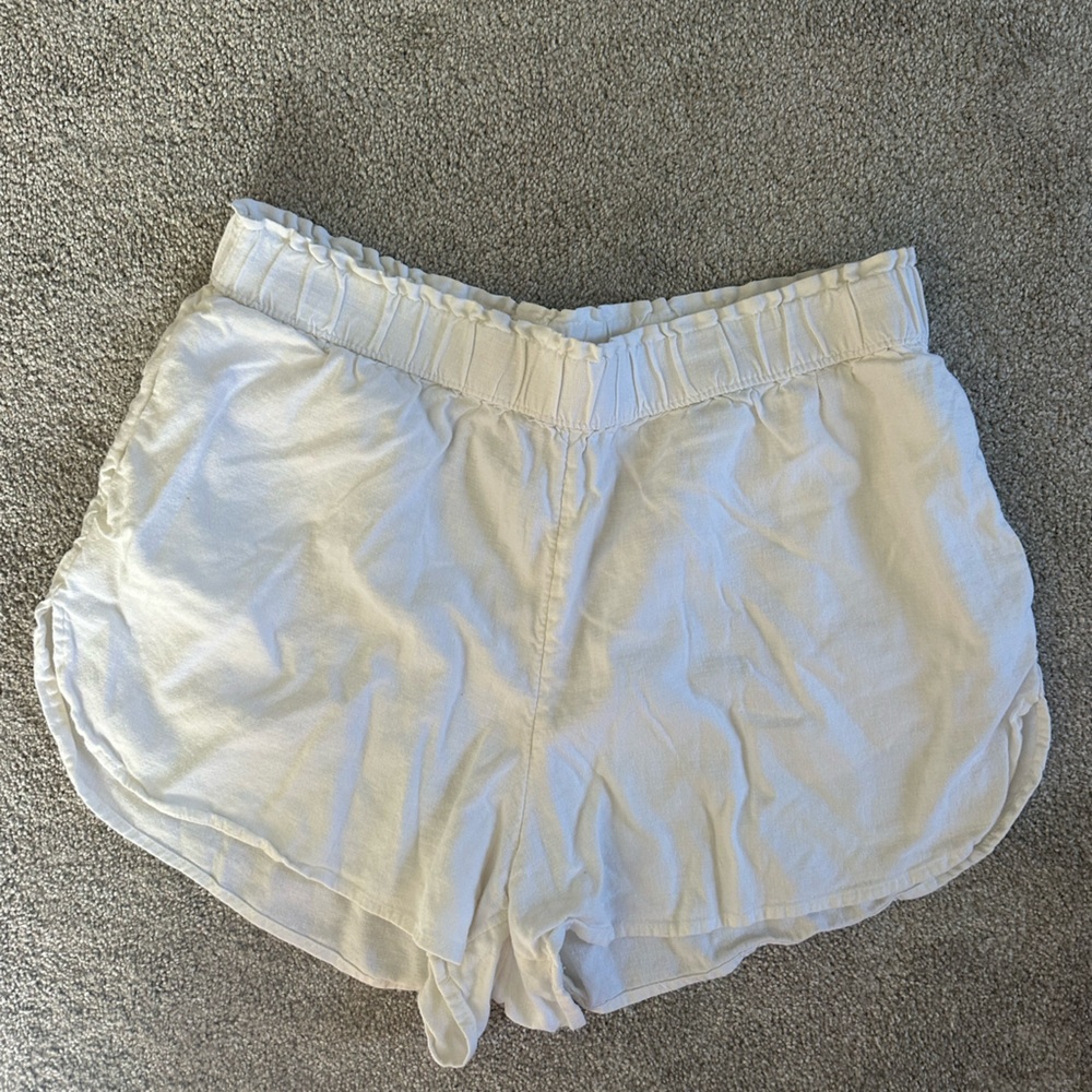 Universal Thread white ivory Cream Elastic Waist Shorts